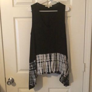 Karen Kane Bohemian Tye Dye flowy Blouse